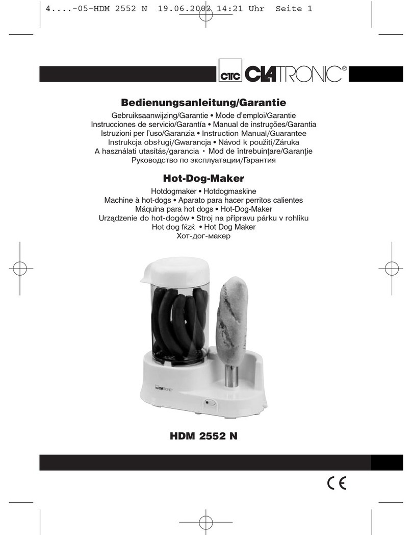 Clatronic HDM 2552N instruction manual