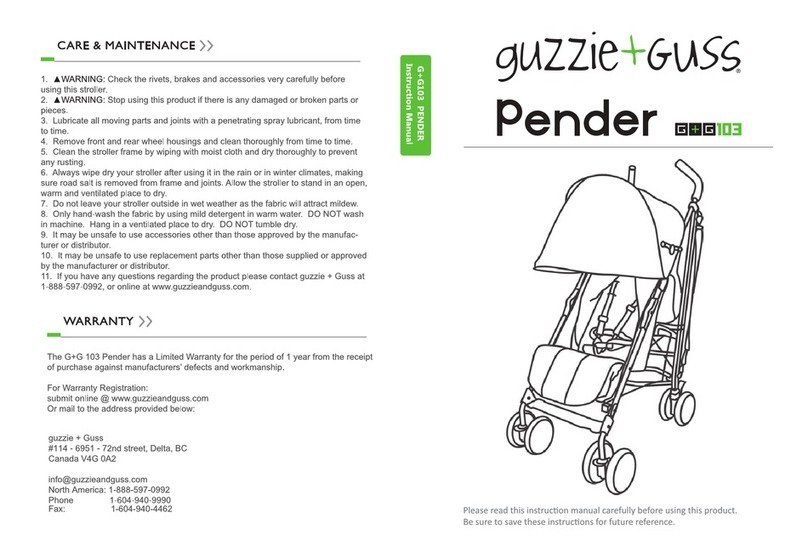 Guzzie+Guss G+G103 pender User manual