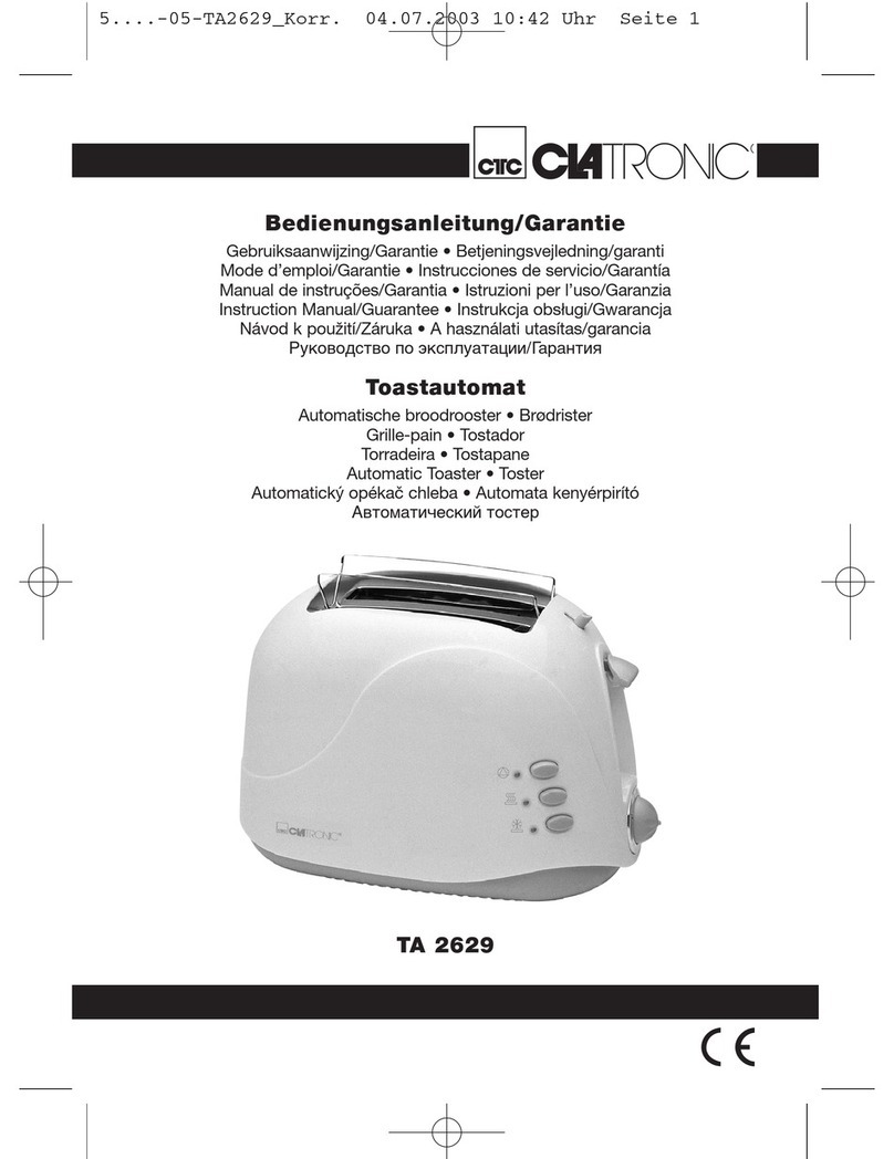Clatronic TA 2629 User manual