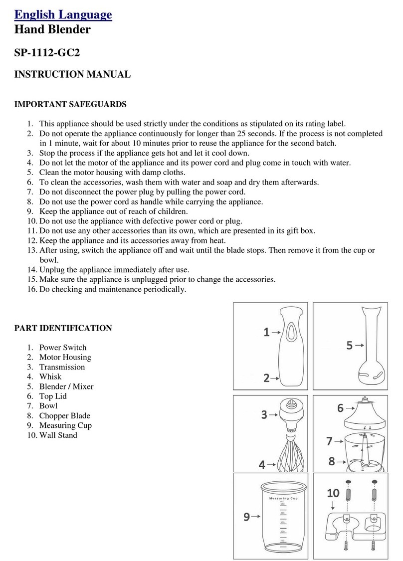 Sapir SP-1112-GC2 instruction manual