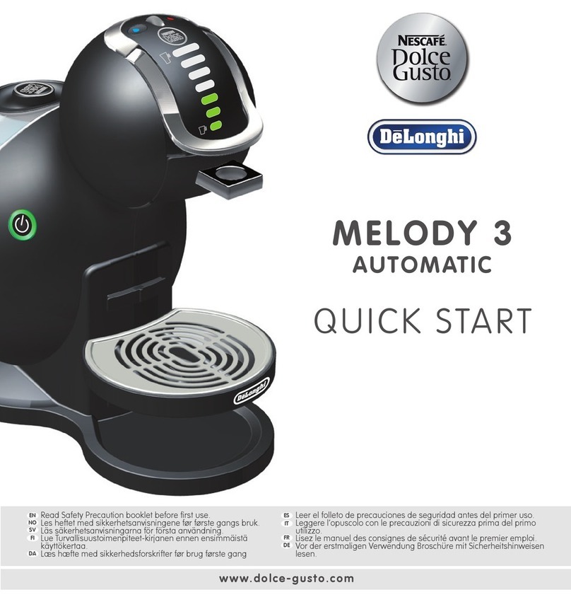DeLonghi MELODY 3 AUTOMATIC User manual
