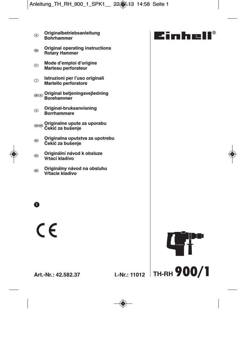 EINHELL TH-RH 900/ User manual EINHELL TH-RH 900/ User manual