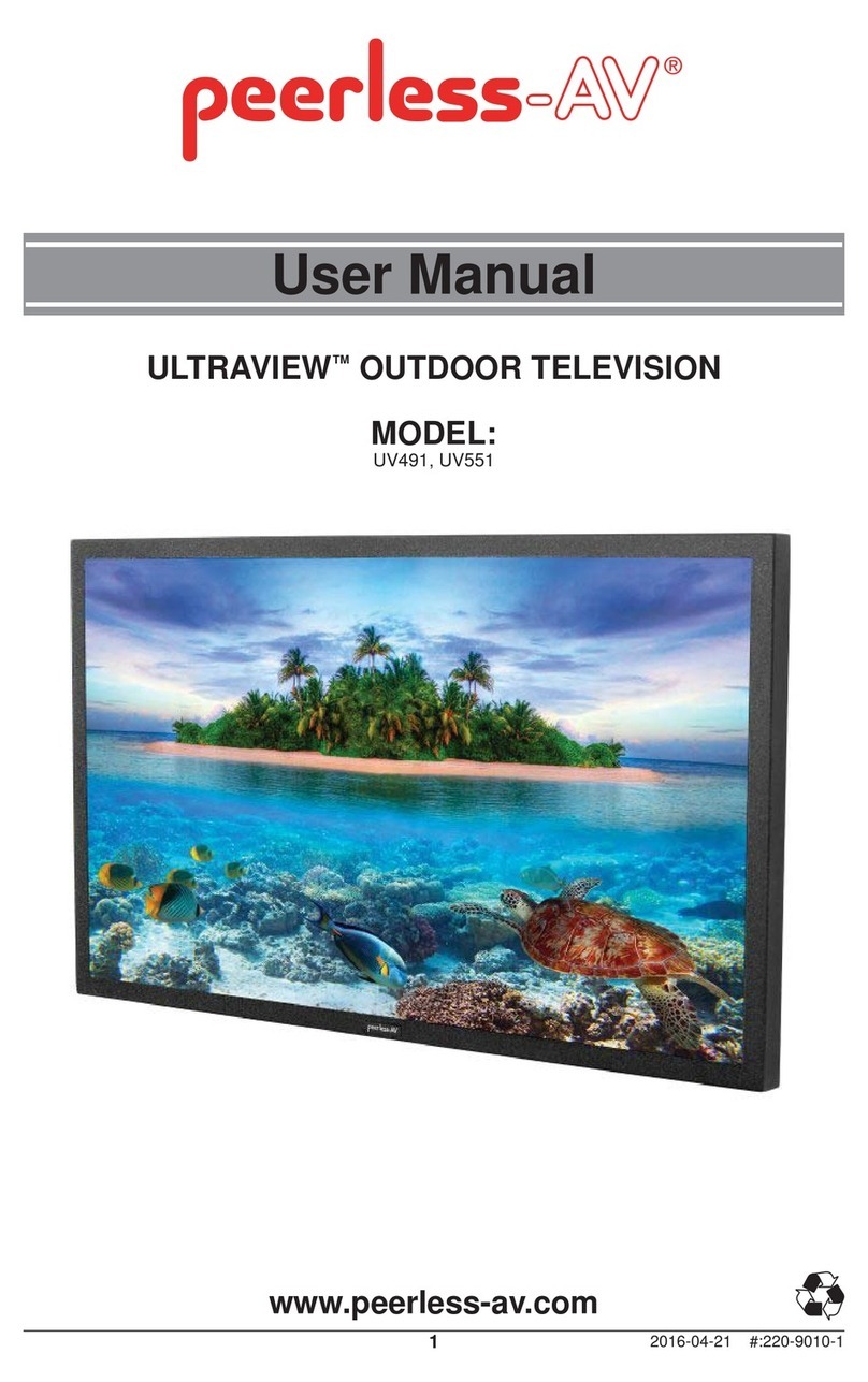 peerless-AV UV491 user manual