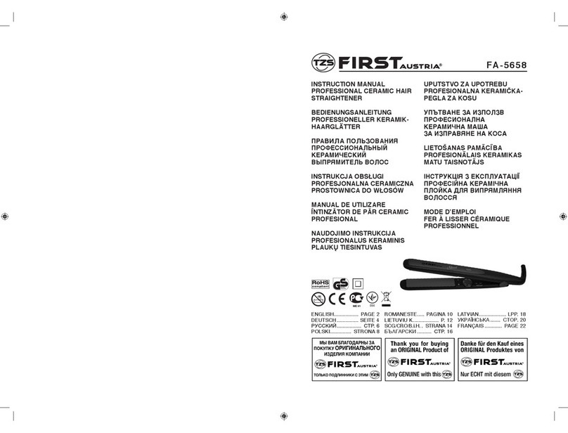 First FA-5658 instruction manual
