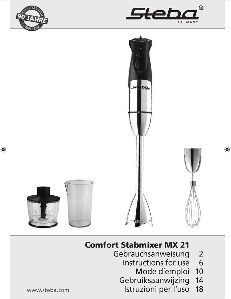 Steba MX 21 Instructions for use