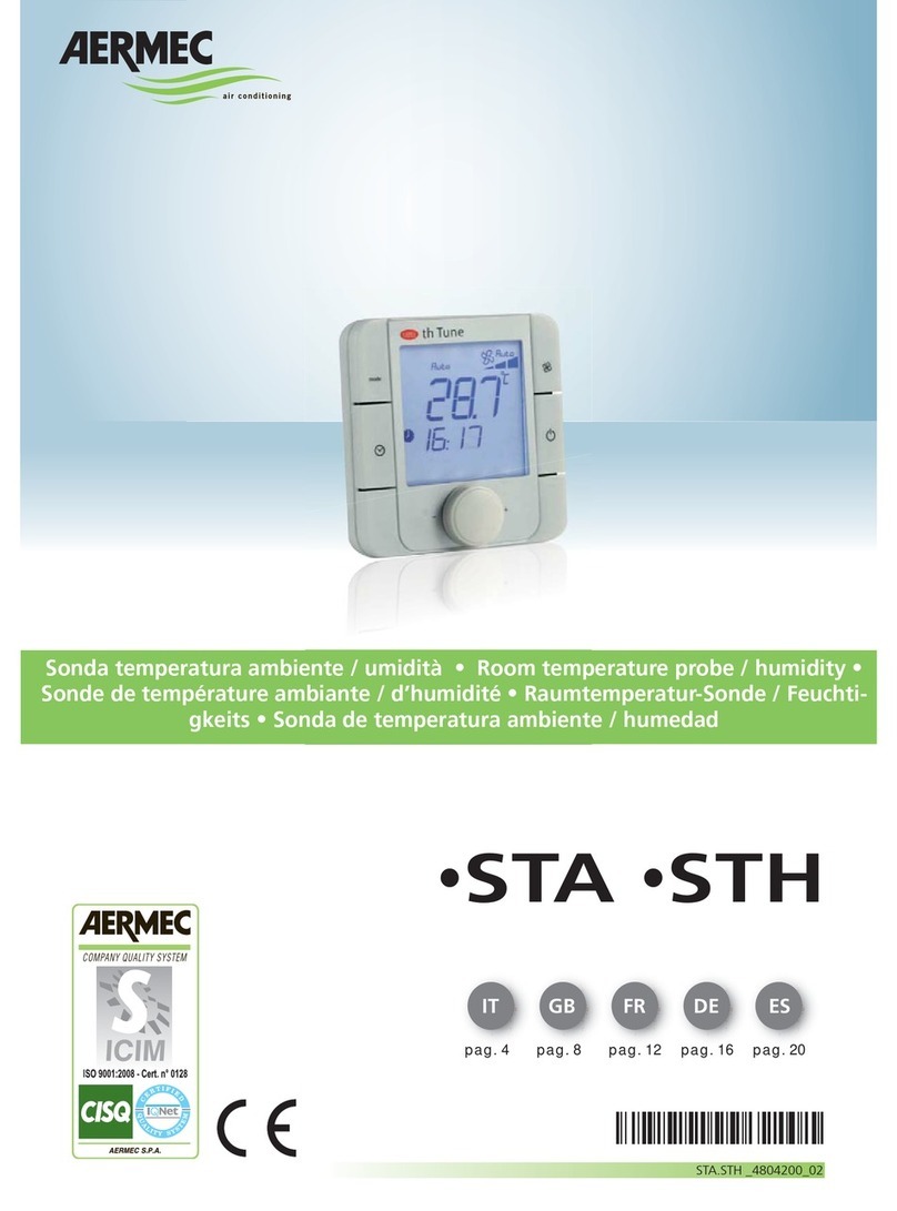 AERMEC STA User manual