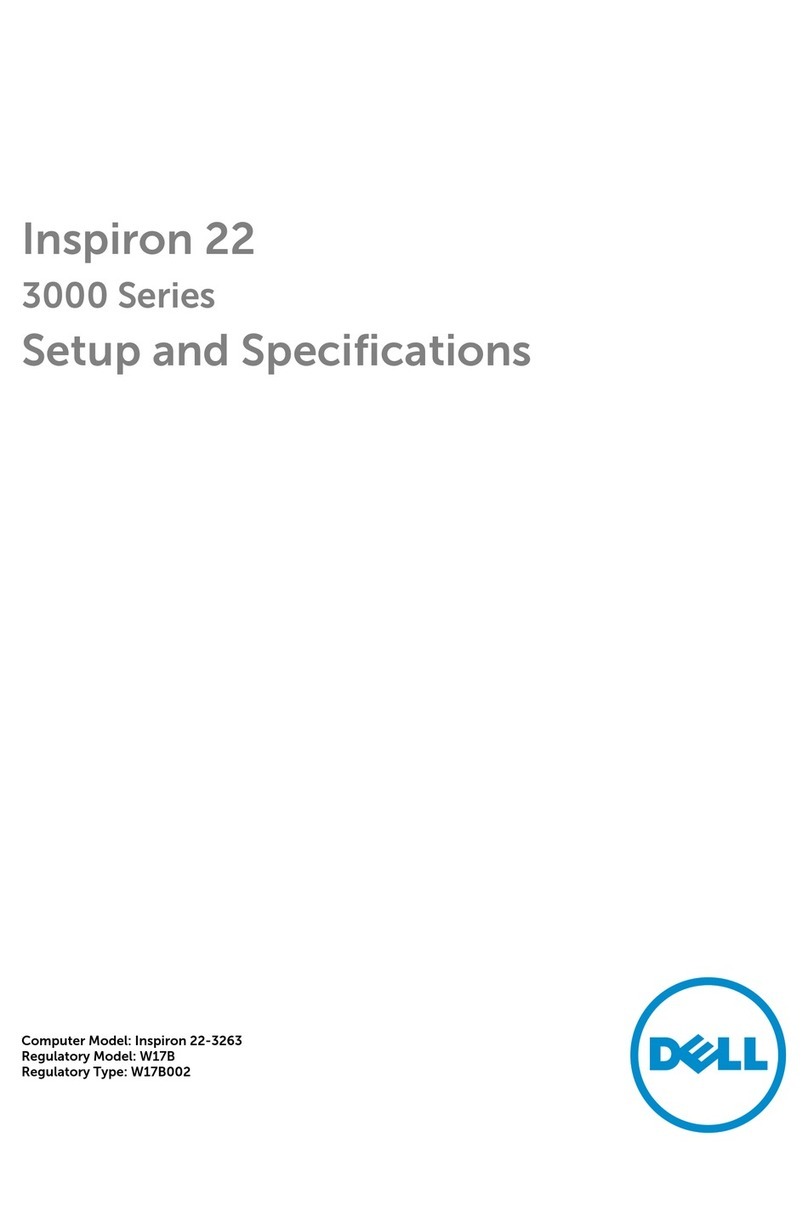 Dell Inspiron 22 3000 SERIES Operation and maintenance manual Dell Inspiron 22 3000 SERIES Operation and maintenance manual