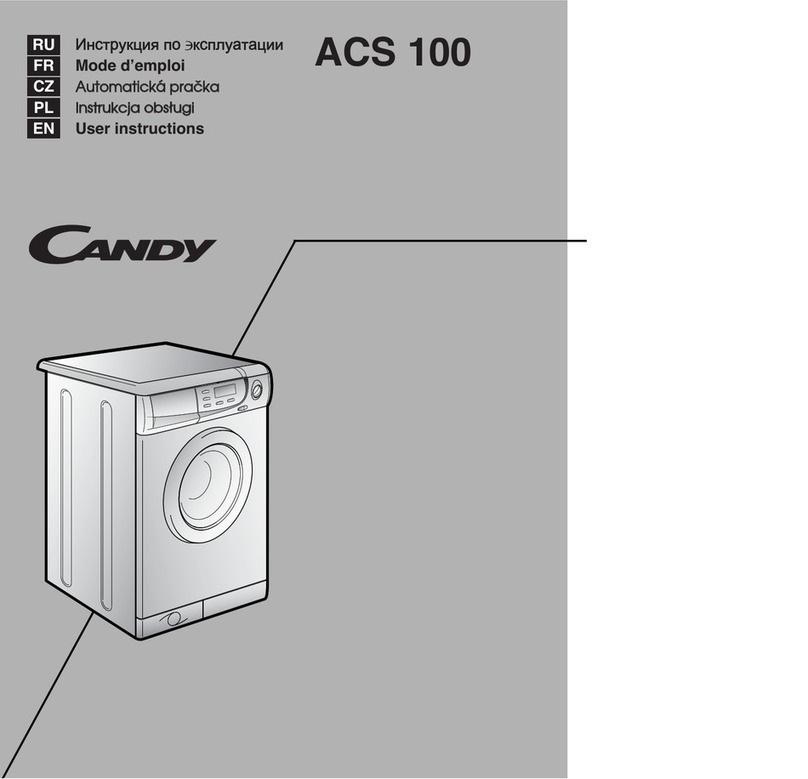 Candy ACS 100 User manual