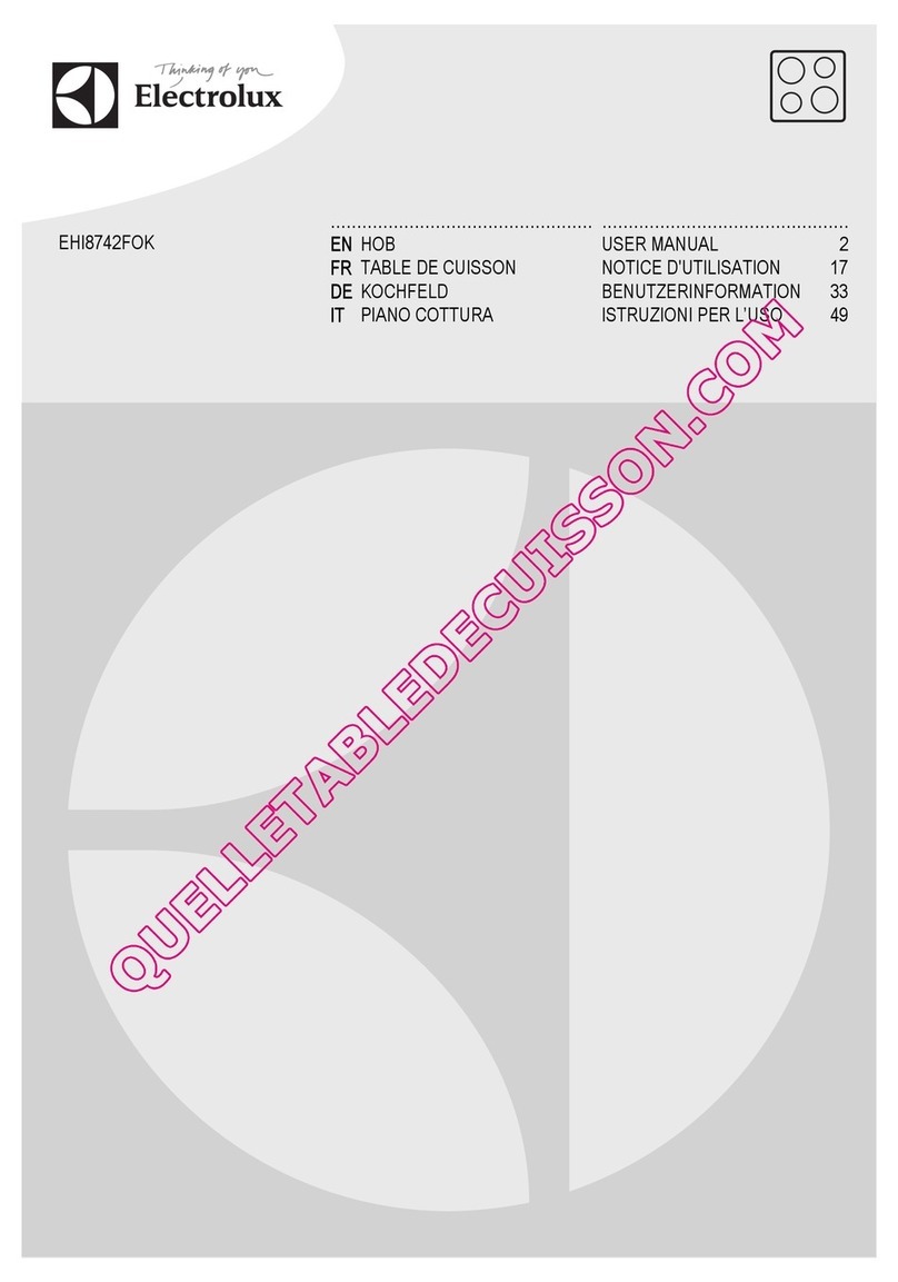 Electrolux EHI8742FOK User manual
