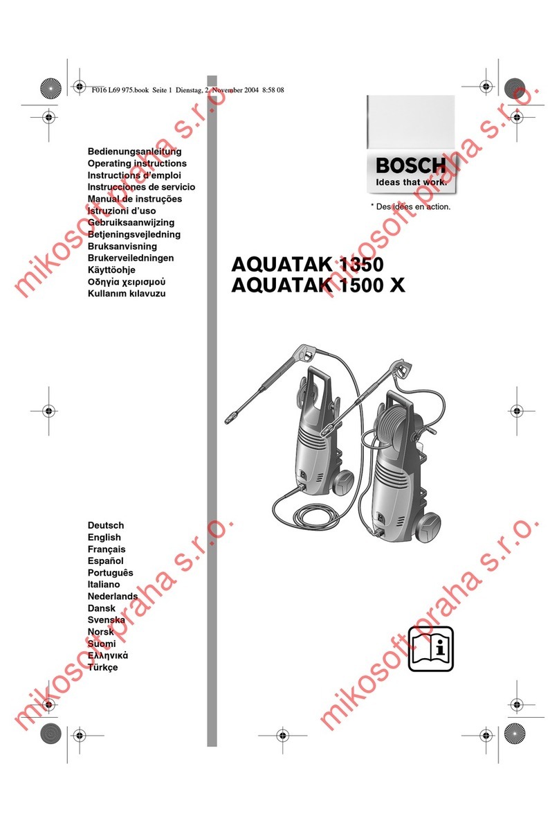 Bosch W 350 1 K.B. operating instructions