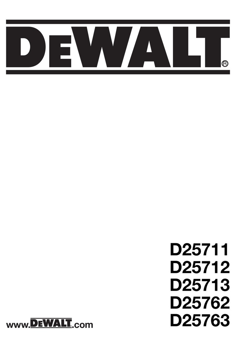 DeWalt SDS MAX D25711 instruction manual