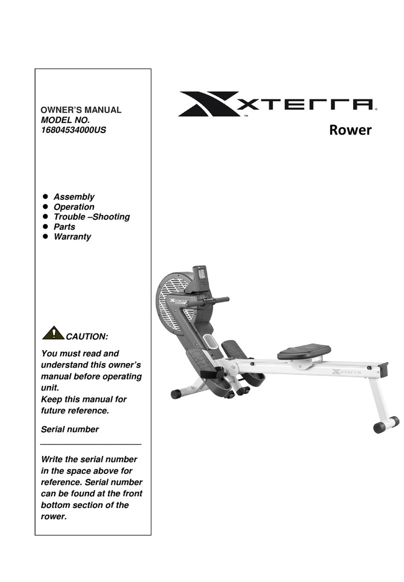 Dyaco XTERRA 16804534000US owner's manual