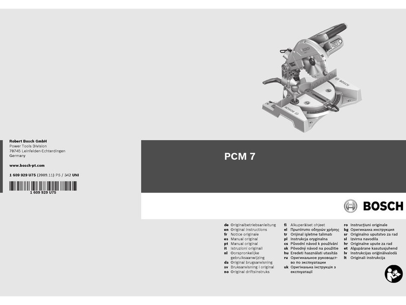 Bosch PCM 7 Original instructions