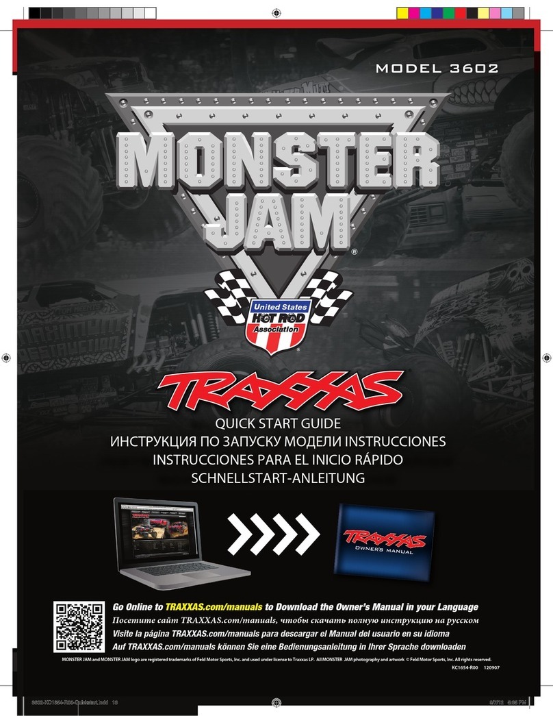 Traxxas Monster Jam 3602 User manual