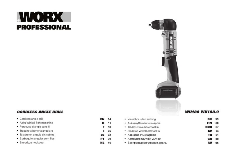 Worx WU188 User manual
