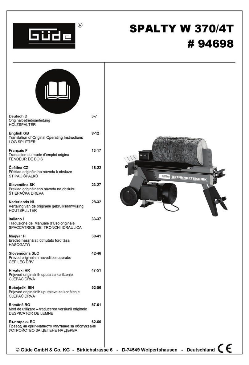 Gude SPALTY W 370/4T User manual