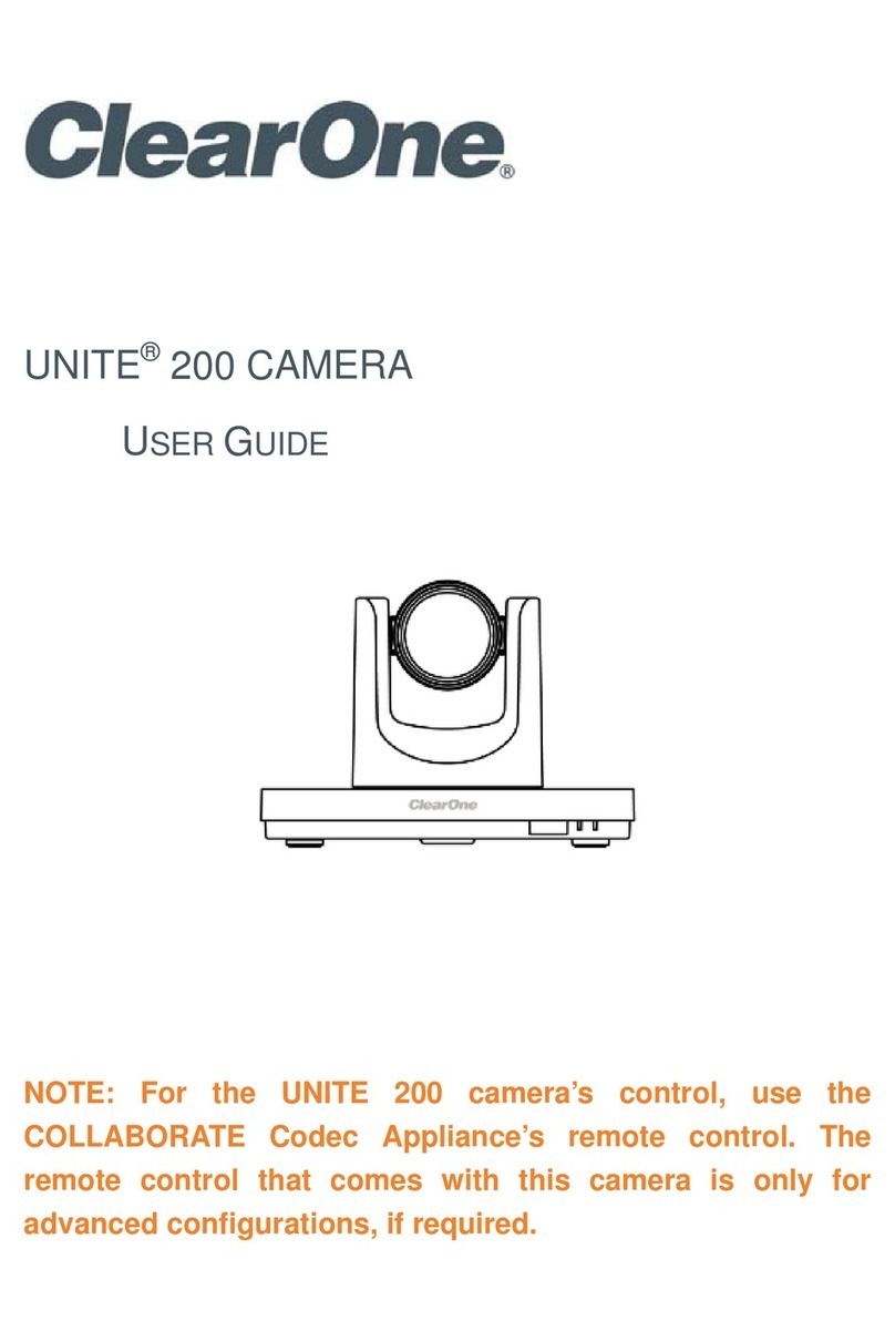 Clear One Unite 200 User manual Clear One Unite 200 User manual