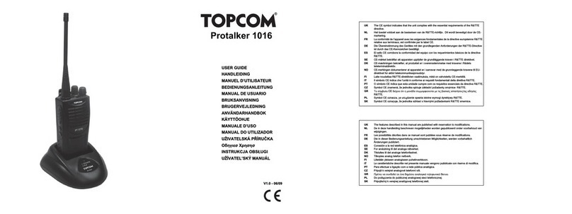 Topcom Protalker 1016 User manual
