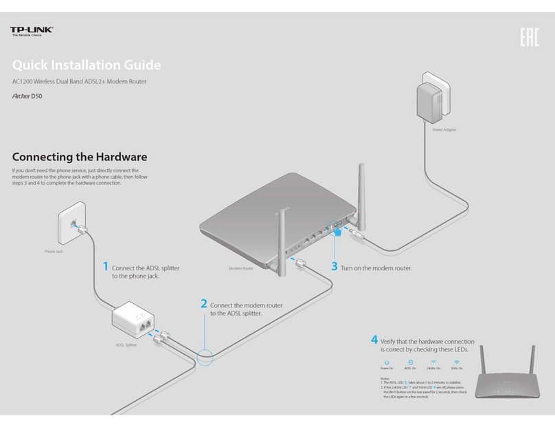 TP-Link Archer D50 User manual