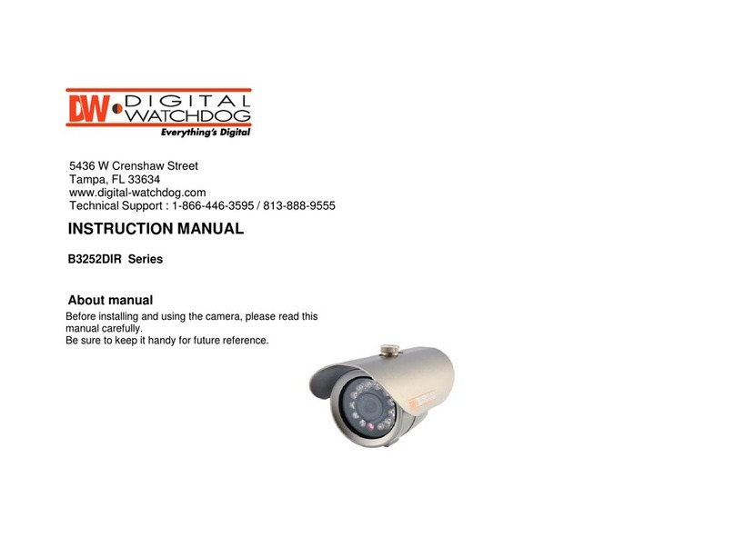Digital Watchdog B3252DIR Series User manual Digital Watchdog B3252DIR Series User manual