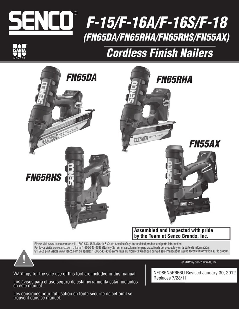 Senco F-16A User manual