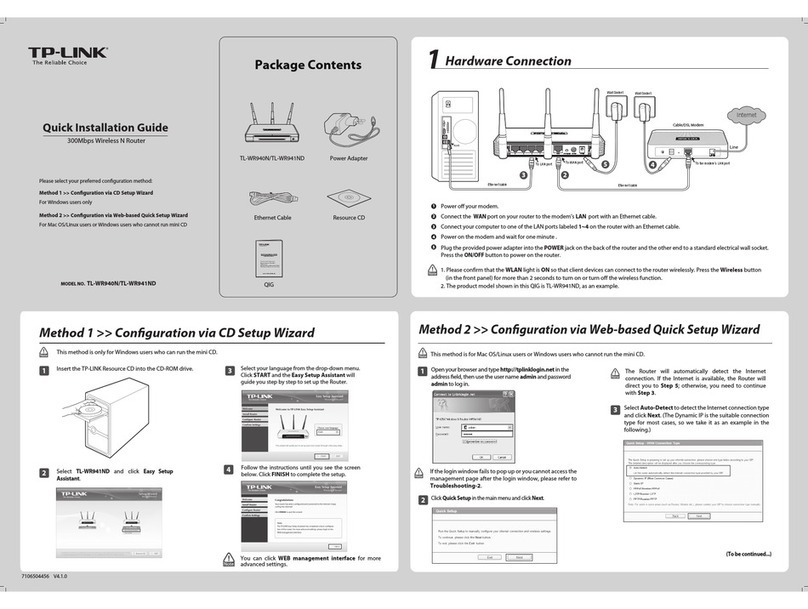 TP-Link TL-WR940N User manual