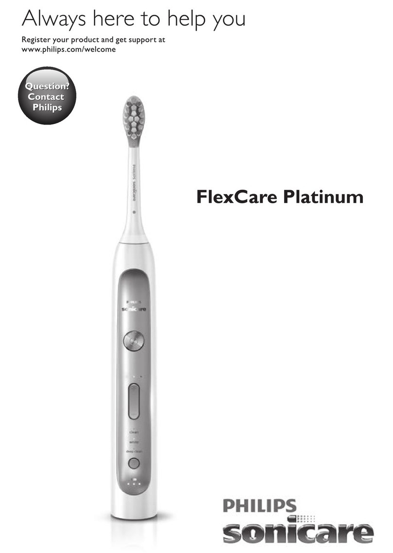 Philips flexcare platinum User manual