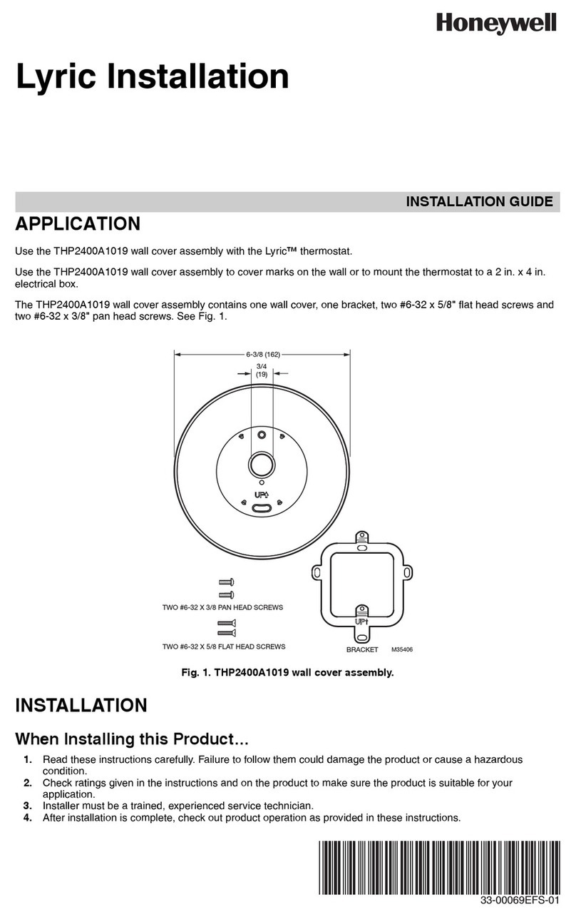 Honeywell Lyric User manual