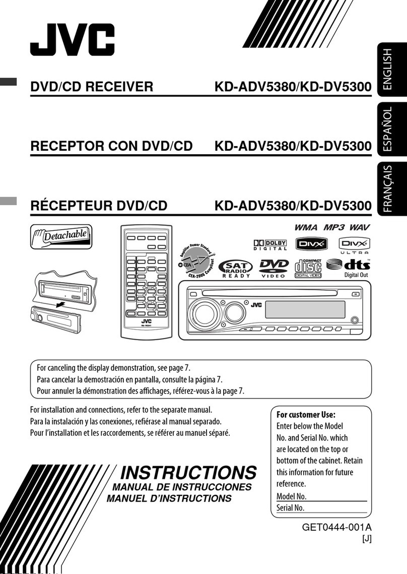 JVC KD-ADV5380 User manual