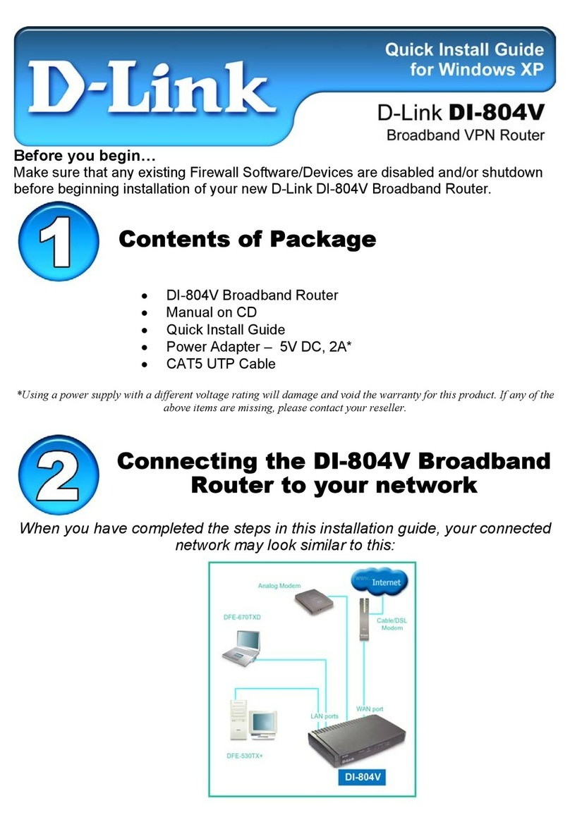 D-Link DI-804V User manual