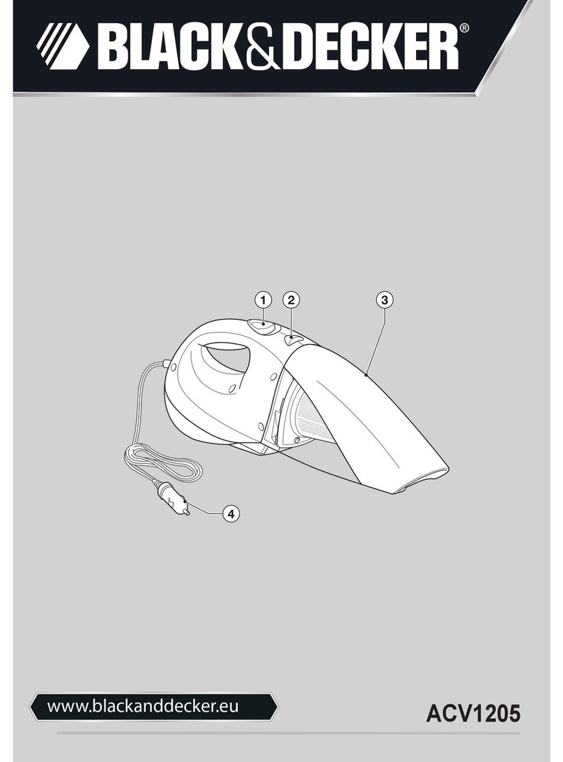 Black & Decker ACV120 User manual