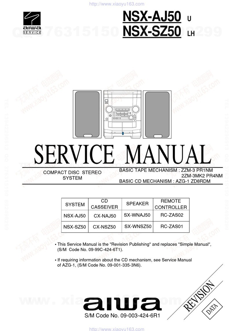 Aiwa NSX-AJ50 Service manual