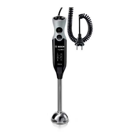 Bosch MSM66 Series User manual