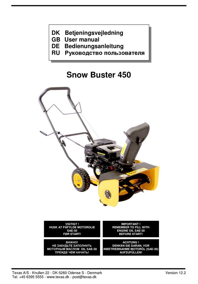 Texas Snow Buster 450 user manual