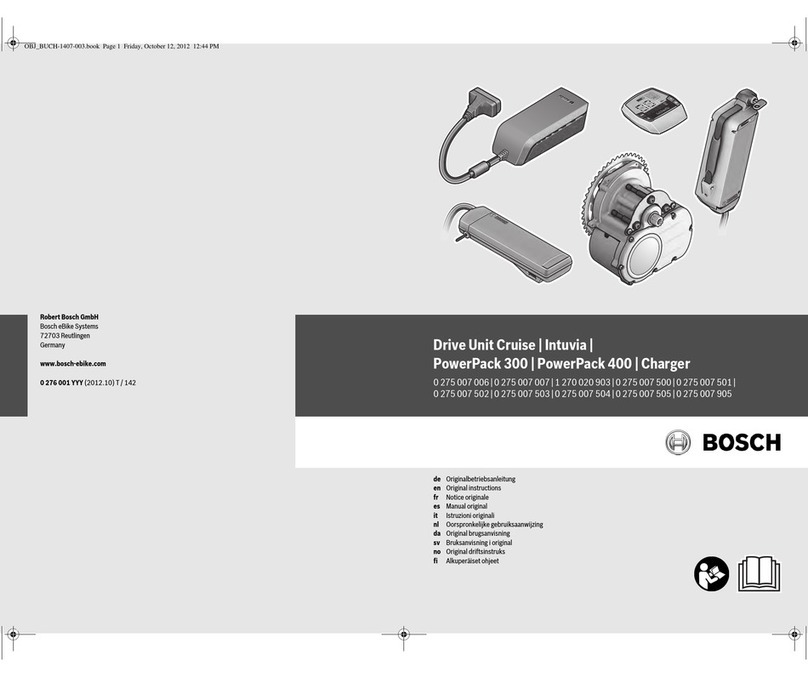 Bosch Intuvia User manual