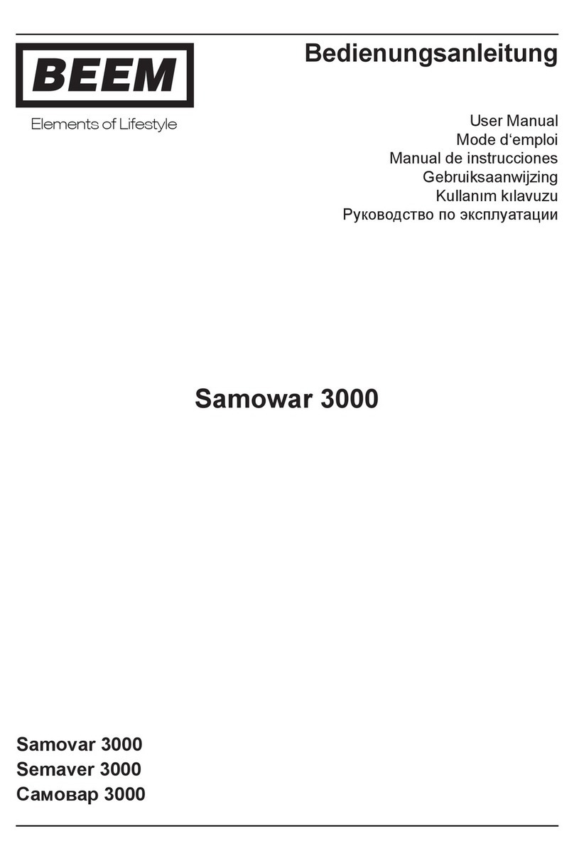 Beem Samovar 3000 user manual