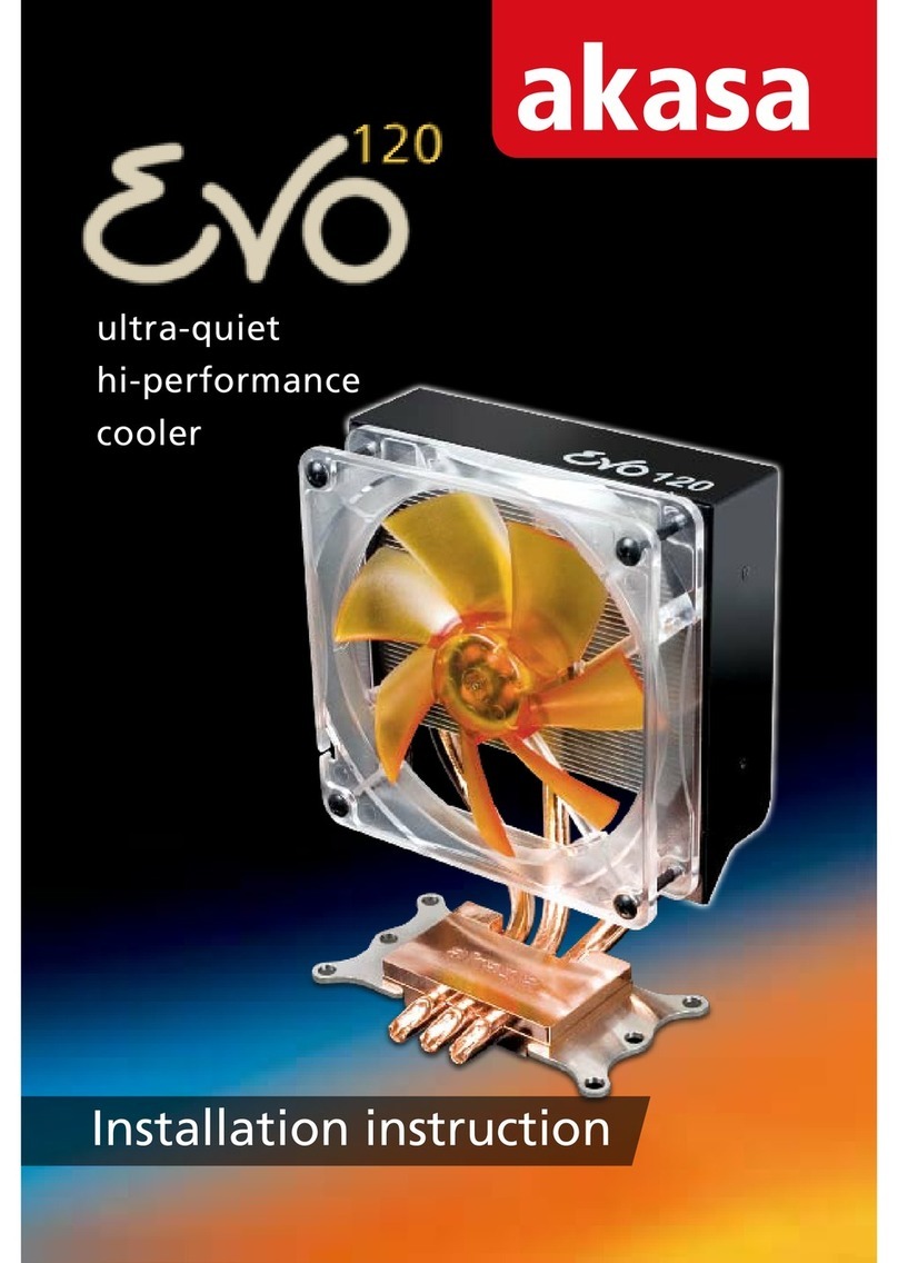 Akasa EVO 120 installation instructions