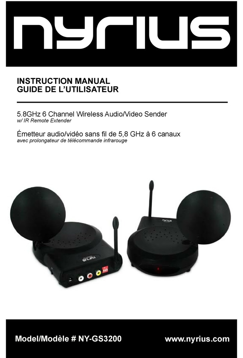 Nyrius NY-GS3200 instruction manual