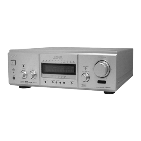 Sony TA-E9000ES - Stereo Preamplifier Service manual