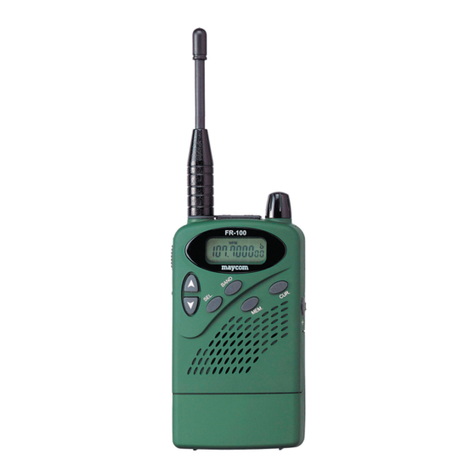 Maycom FR-100 User's operating manual