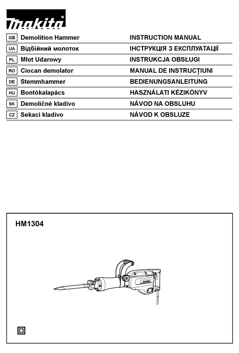 Makita HM1304 User manual Makita HM1304 User manual
