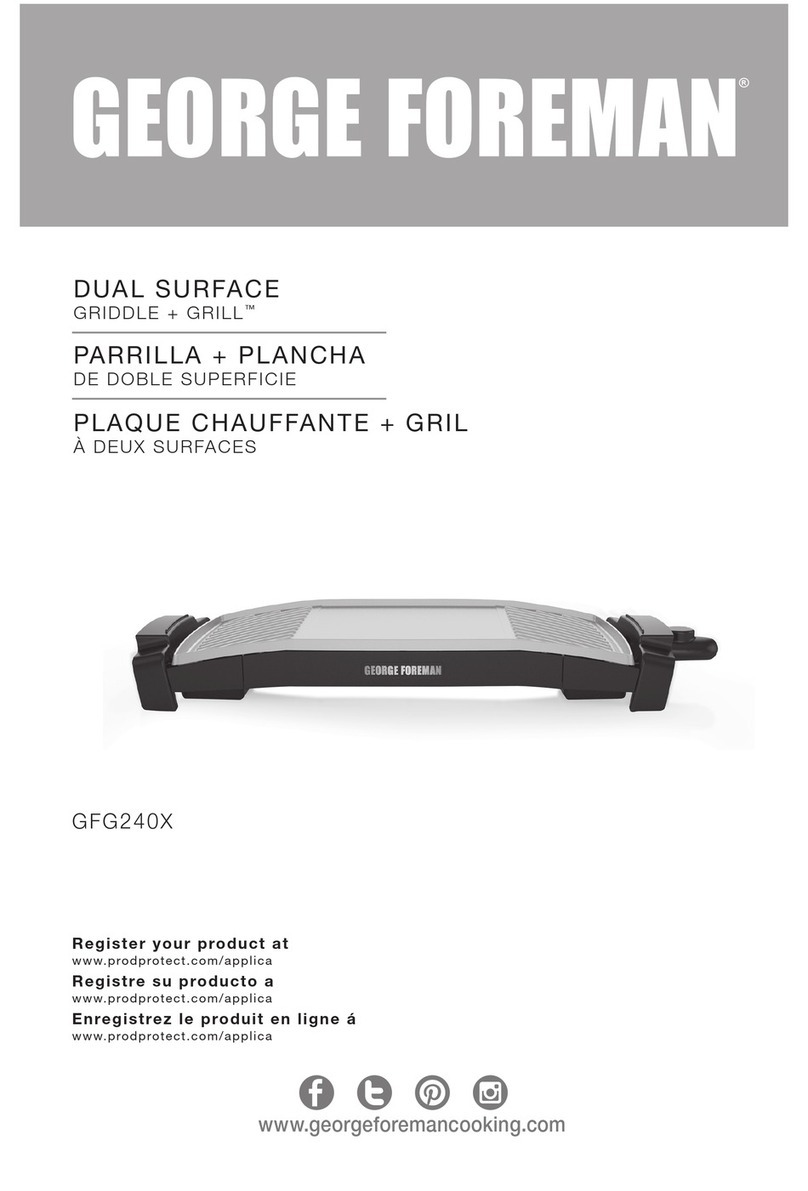 George Foreman GFG240X manual