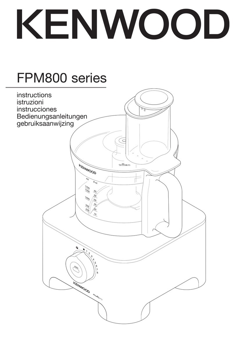 Kenwood FPM800 series User manual