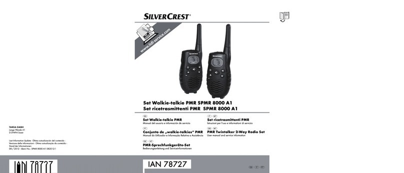 Silvercrest SPMR 8000 A1 Instruction sheet Silvercrest SPMR 8000 A1 Instruction sheet