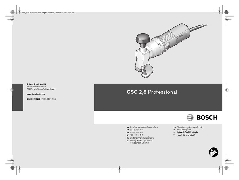 Bosch GSC 2,8 Professional User manual