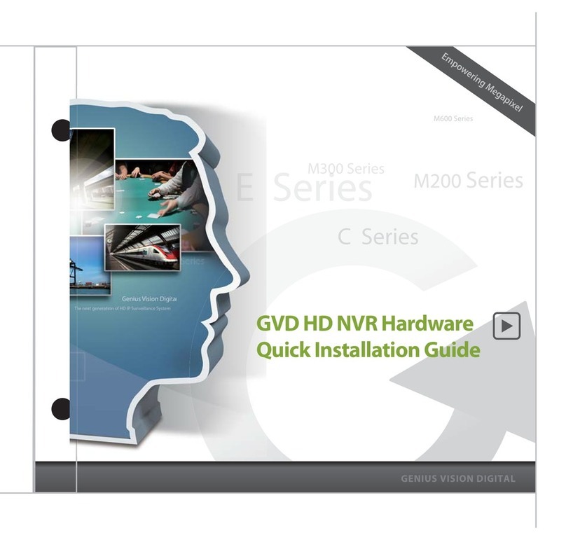 GVD E Series Quick installation guide