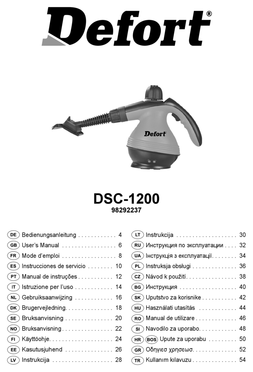 Defort DSC-1200 user manual