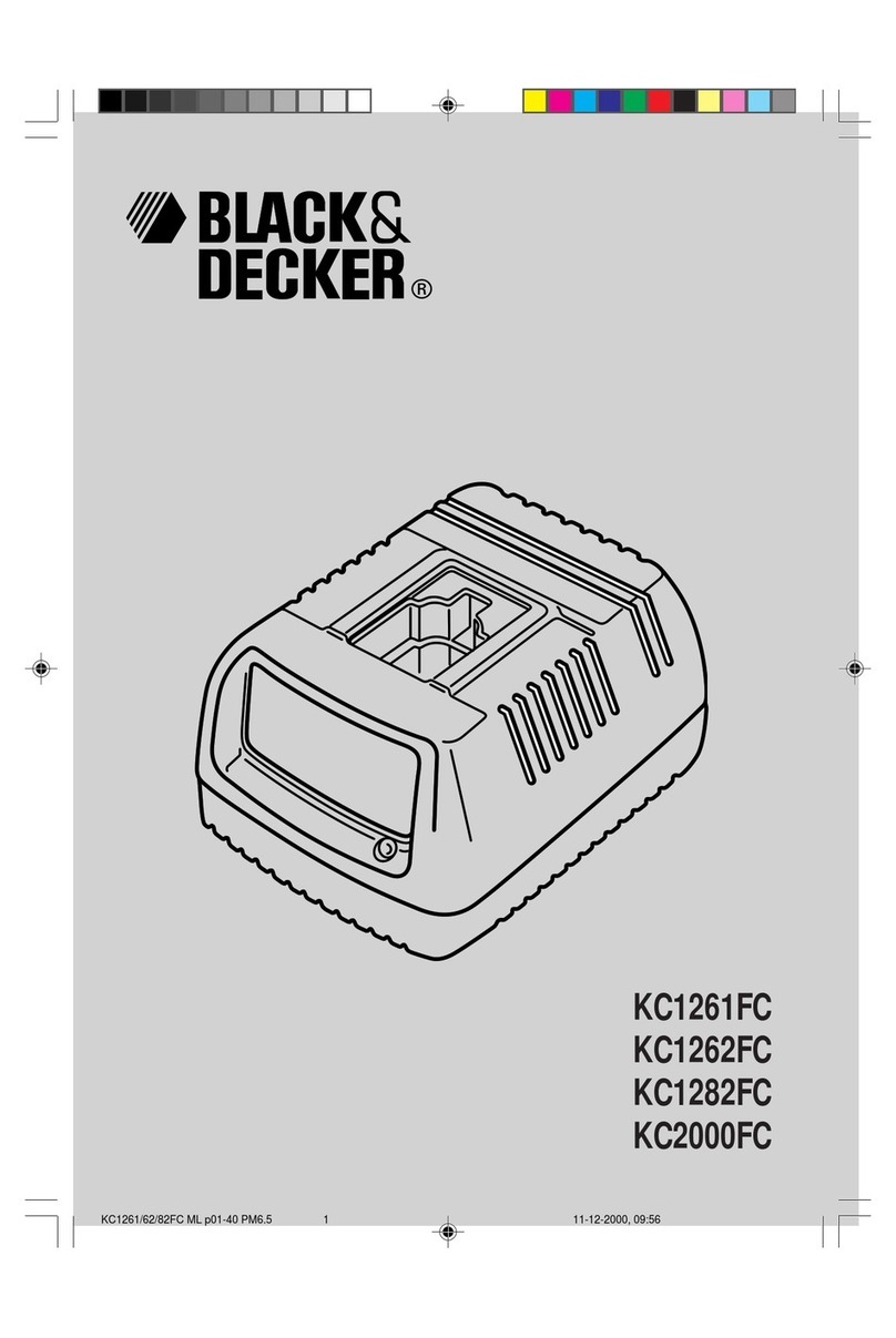 Black & Decker KC1261FC manual