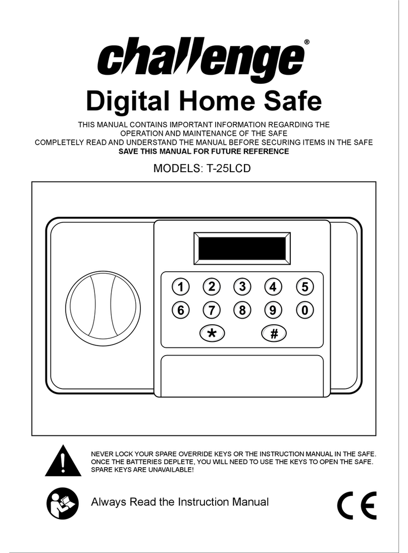 Challenge T-25LCD manual