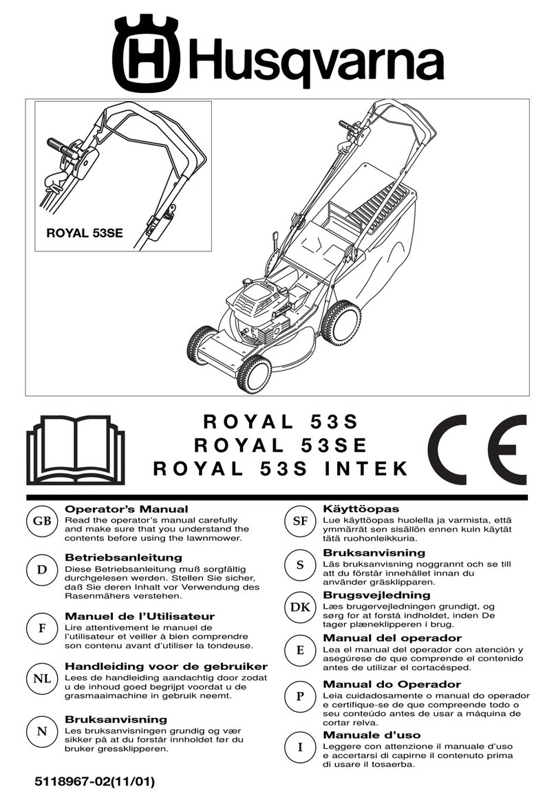 Husqvarna Royal 53S Operator's manual